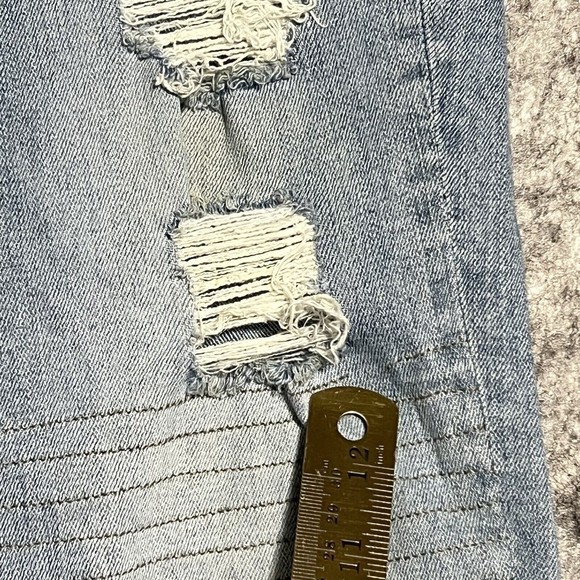 Rag & Bone Skinny Jeans Womens 29 Blue Ripped Distressed Denim Light Wash - Picture 12 of 16